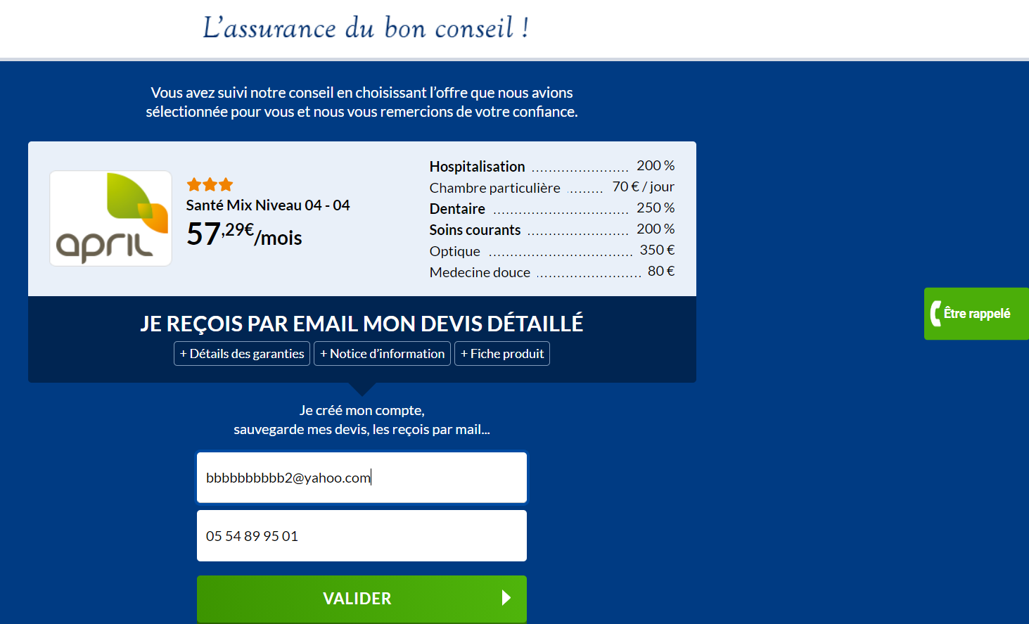 clic devis detaille comparateur mutuelle