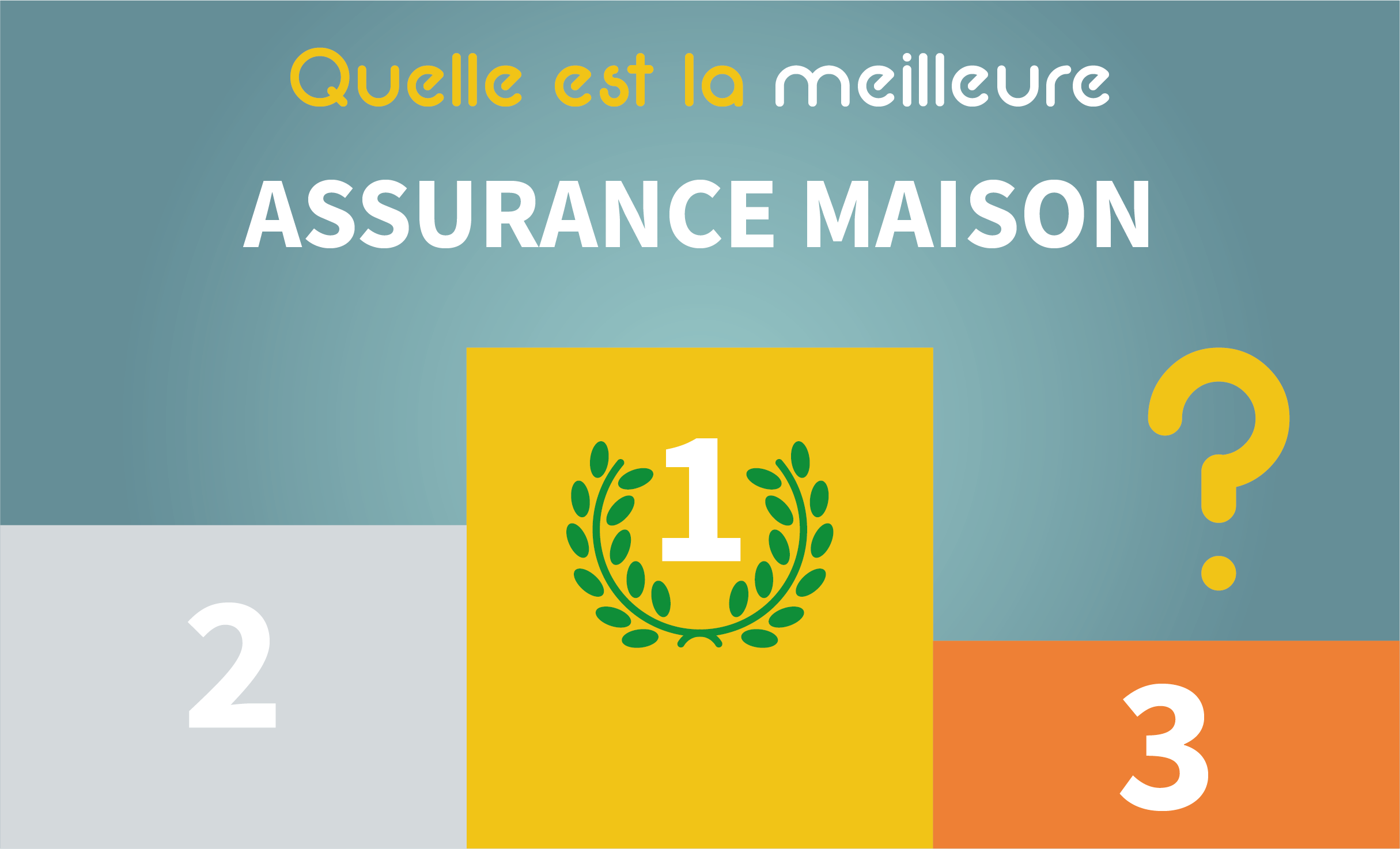Podium quelles sont les meilleures assurances Maison ?