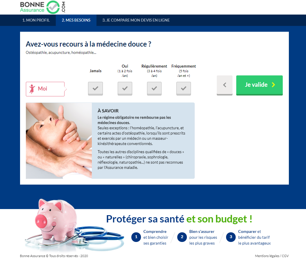 comparateur mutuelle mes besoins medecines douces