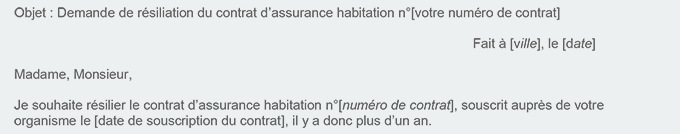 Lettre De Résiliation Assurance Habitation Loi Hamon Pdf